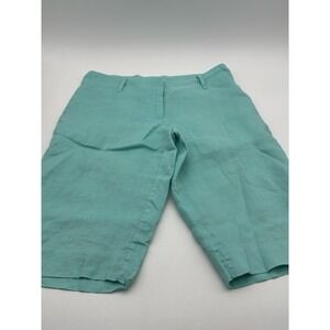 Allison Taylor Women's Pants Capri Brown Teal Size 4